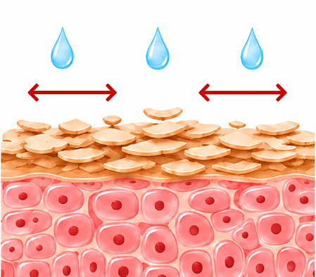 Sweat & Rubbing Create Dead Skin